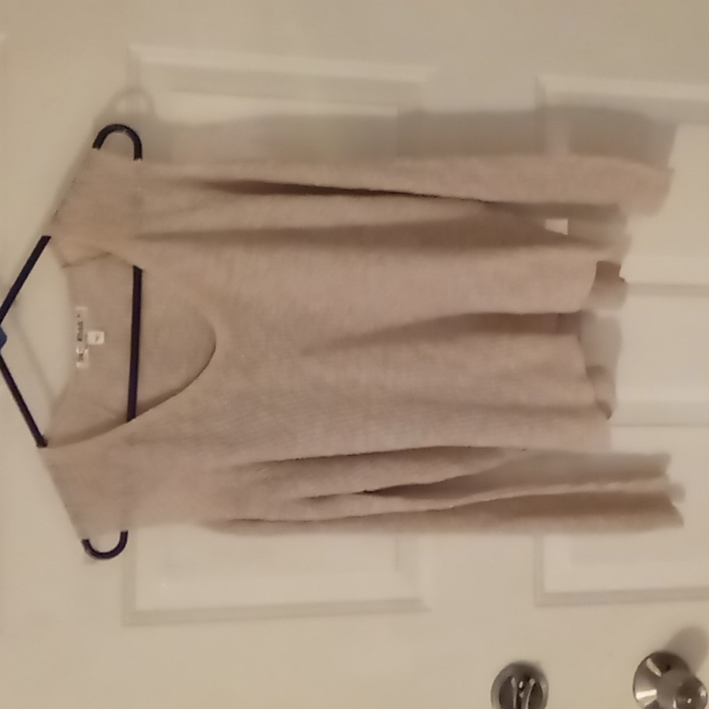 Imported Cold Shoulder Sweater
